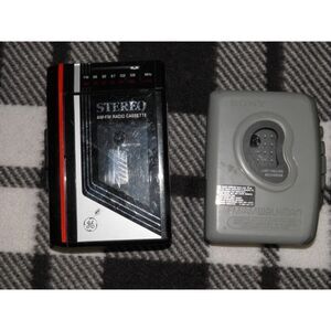 Sony Walkman WM-FX271 Vintage General Electric AM-FM Radio Cassette parts